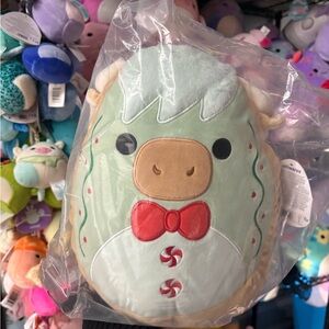 Iver the select series SS christmas 2025 cookie longhorn squishmallow NWT 12in